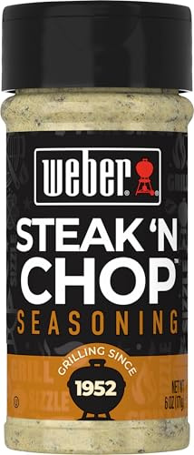 Weber Grill Seasoning Steak and Chop, 6 Ounce