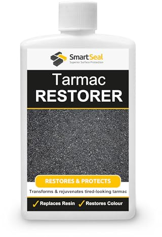 SmartSeal TARMASEAL Tarmac Restorer Black - Superior in Performance to Tarmac Paint For Driveways - EASY to apply Tarmac Restorer For Driveways - Transforms Old Look Like New - (100 ml sample)