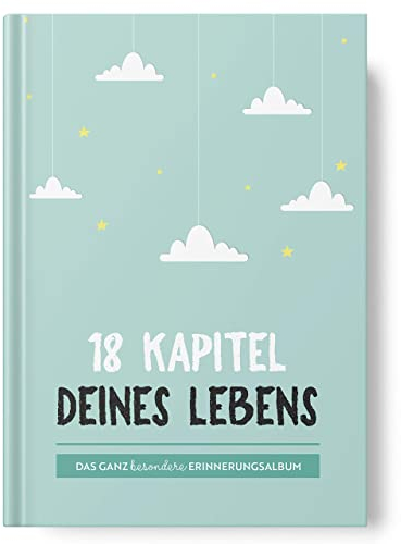 Erinnerungsalbum zum Ausfüllen für unvergessliche 18 Jahre - wundervolle Erinnerungen festhalten - DIN A4 & 208 Seiten - von Sophies Kartenwelt