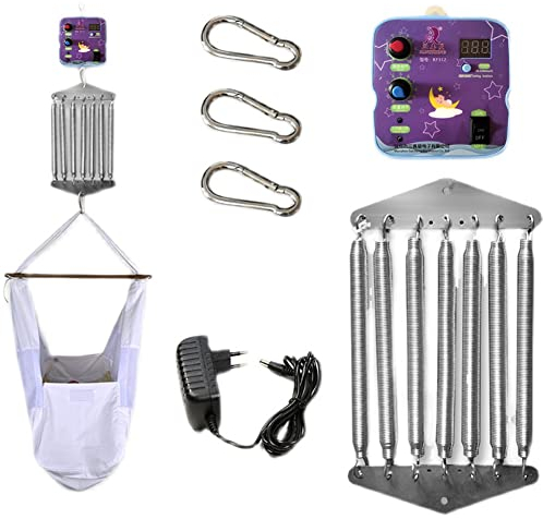 UltraNurtureest Babyschaukel, um den Cradle Controller mit Timer-Musik und Fernbedienung zu schlafen.Automatischer Baby-Hängematten-Federsteuerung mit 20 kg Lastlager