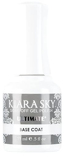 KIARA SKY Ultimate Gel Base Coat 15ml | Soak Off Gel Polish Formula