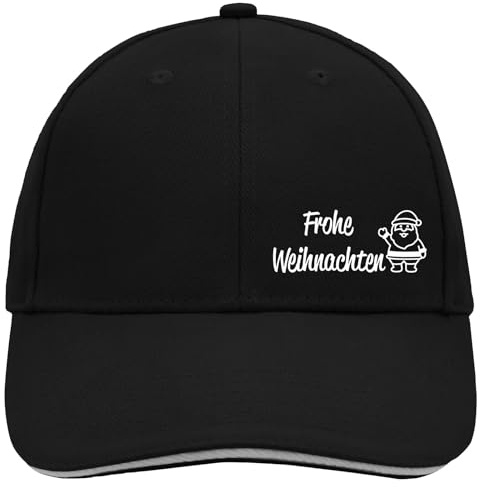 Huuraa Cappy Mütze Frohe Weihnachten Weihnachtsmann Geschenk | Baseballkappe Basecap Kappe Geschenkidee Unisex Baseball Cap