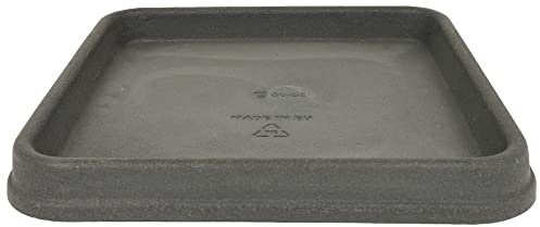 MePla Sottovaso Venezia, quadrato, resistente alle intemperie, resistente ai raggi UV, 36 x 36 cm (interno: 30 x 30 cm), antracite