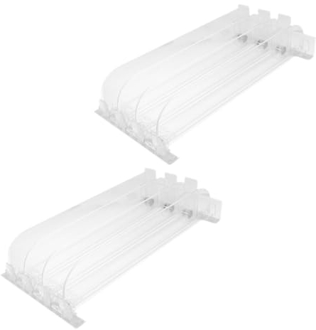 STOBAZA Estrattore di Bevande per Scaffali Organizzatore Scorrevole per Bottiglie Spingitore di Rifornimento per Scaffali di Negozi per Bevande da Supermercato Macchina Spingitrice