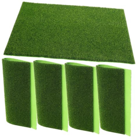 BESPORTBLE 5pcs Micro Landscape Artificial Grass Fake Moss Rug Rug for Outdoor Garden Decorations