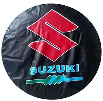 WEQTYSAB Auto-Reserveradabdeckung, für Suzuki Vitara Brezza 2016-2020 Anti UV-Reifenschutz Reifenaufbewahrung Waterproof Staubdicht Reifenbezug Reifenschutzhülle,14in