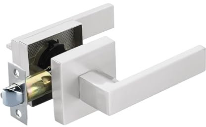 Schlafzimmer-Türknauf, robuste Türschlösser, wendbare flache Hebel, Türgriffe für Schlafzimmer und Badezimmer, Sichtschutzschloss, Türgriff für Schlafzimmer, Privatsphäre, für Schlafzimmer und