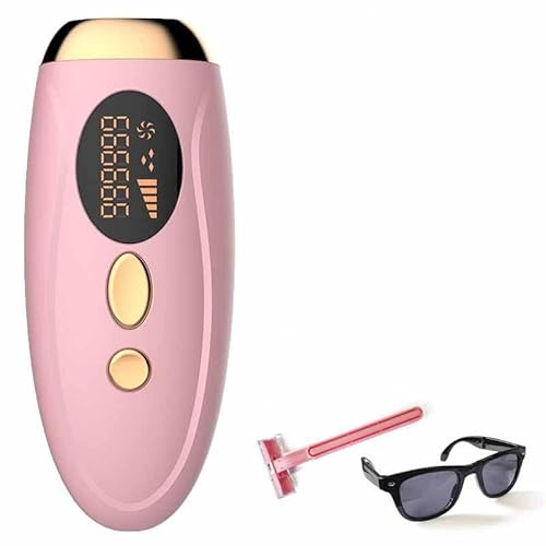 Luxderm Glowvida IPL Permanente Haarentfernung - Tragbares Gerät für Zuhause in 8 Wochen - Effiziente Ganzkörper mit Saphir Technologie