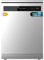 Cecotec Lavastoviglie Libera Installazione 60cm Bolero Aguazero 6110 Inox. 1850W, 13 Coperti e 6 Programmi, Funzione Mezza Carica, Programma 3 in 1, Avvio Ritardato, Dry+, FullTouch e ChildLock, Inox