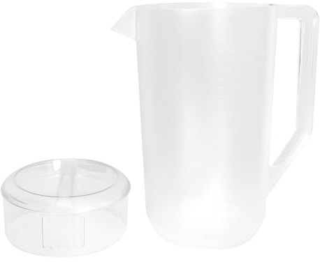 Acrylic Pitcher 2400ml with Scale, Heat Resistant Water Serving Jug
