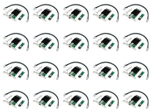 ISTOVO 20X M.2 10G Server Network Card M.2 M X520-DA1 10G + Fiber Optic Industrial Computer Server Network Card JL82599EN