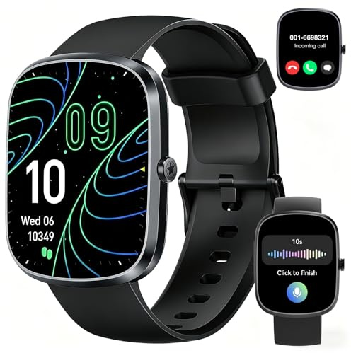 Smartwatch da donna e uomo con funzione telefonica, 1,91 Smart Watch ChatGPT-AI con frequenza cardiaca SpO2, monitor del sonno, contapassi, orologio sportivo impermeabile IP68, 110 + modalità
