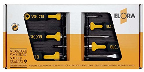 Elora Schraubendreher-Satz, Schlitz und Supa-Pozidriv, 5-teilig, 581 S5-K, 0581520505500