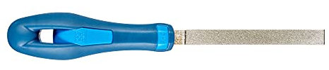 PFERD Diamant-Werkstattfeile flachstumpf | 100mm D126 (mittel) | 15400126 – für harte Werkstoffe