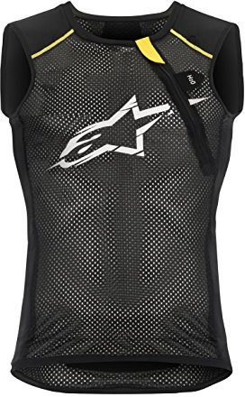 Alpinestars Herr skydd paragon väst, Svart/gul, XL