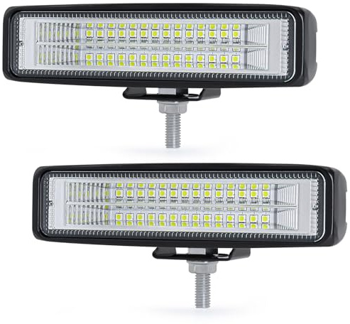 antom 2PCS 15cm Faretto Retromarcia Led Auto 12v, 56W Faretti da Lavoro a Led Supplementare per Moto Trattori Barca Camper Fuoristrada Escavatore