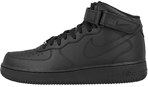 Nike CW2289-001 Air Force 1 Mid '07 Uomo, Black/Black EU 42
