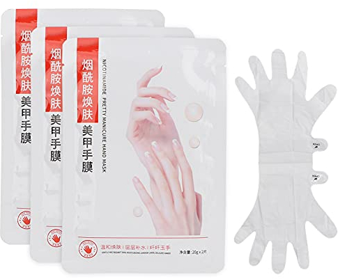 6 Paires de Masques Hydratants pour les Mains, Masque Exfoliant pour les Mains Sèches Biologique, Hydratants Hydratants pour Réparer la Peau Sèche des Mains