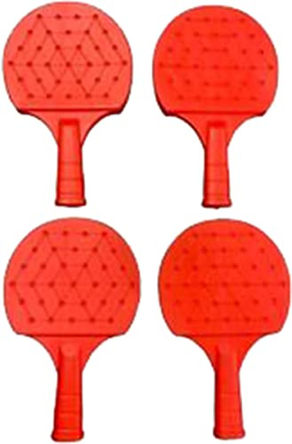 ND 4x Plastic Table Tennis Racket Game Set Summer Outdoor Beach Garden Play Fun UK