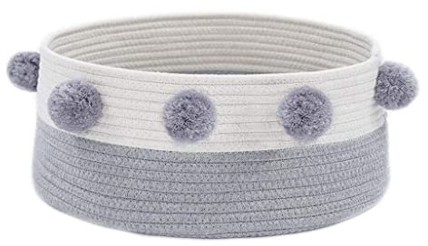 Haustierbett Hundebett Bommel Baumwolle Katzenkorb Haustierbett Katzennest Winterwarmes Katzenhaus Haustierschlafsack Katzenkissen Hundenest Katze Hundebett Katzenhaus für Katzen Hunde ( Blue : A )