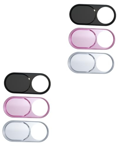 Abaodam 2 Sätze Webcam-objektivdeckel Nützliche Webcam-objektivabdeckungen Kamera-schutzabdeckung Kameraabdeckung Laptop-kameraabdeckung Für Privatsphäre 3 Stück * 2
