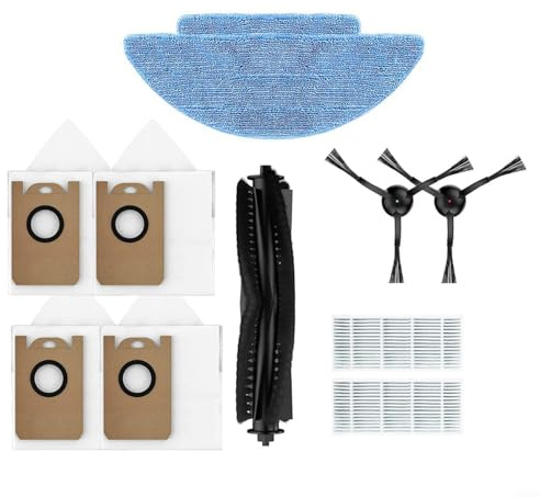 URPIZY Replacement Parts For 𝗟𝗮𝗿𝗲𝘀𝗮𝗿 𝗟𝟲 𝗡𝗲𝘅 Robot Vacuum Cleaner Parts - Main Brush, Bags, Side Brushes, HEPA - Accessories for Peak Performance