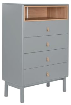 Home ESPRIT Kommode Blau Grau Polypropylen Holz MDF 80 x 40 x 117 cm