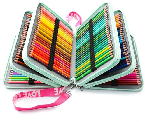 KALOUR 256 Colouring Pencils Set for Adults, Soft Core Pencils for Drawing, Blending, Shading, Gift for Adults, Artists, Beginners
