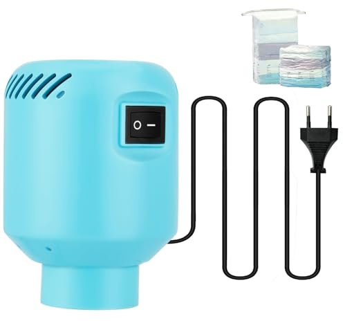 Elektrische Luftpumpe für Vakuumbeutel, 55W 4200 Pa Tragbare Luftpumpe für Vakuumbeutel für Kompressionskleidung, tragbare Vakuumpumpe für verschiedene Vakuumierbeutel