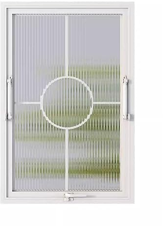 XILYZMO Mit Türgriff Imbisswagen Servierfenster, Unterputz Keller Notausstiegsfenster, Offen Aluminium Hausfenster Für Spielhäuser Hütten(70x100cm)