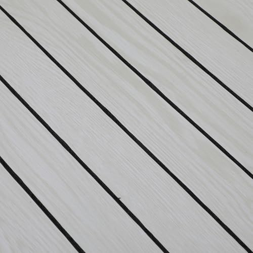 3D Holzoptik Wandpaneele, Selbstklebende 3D Holzpaneel Rillen Paneele,10 Stück 40x40cm PVC Wandverkleidung, Wasserfest & Hitzebeständig Paneele Aufkleber für Wand Decken Küchenrückwand (Grau)