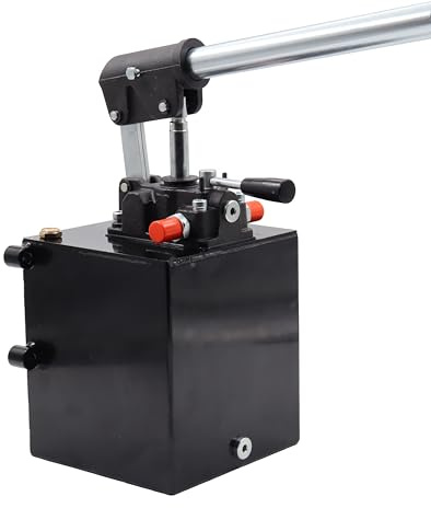 Hydraulische Handpumpen Doppelwirkende 12-25 - 45cc, Öltank 1-3-5 Lt. (D.W. 12 ccm 5 Lt Tank)