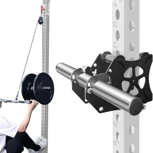 AHTAPFON Smith Machine Attachments for Cable Machine,Cable Pulley System for Power Rack Attachments,Squat Rack Attachments for Cable Crossover,Bench Press,Deep Squat,LAT Pull Down