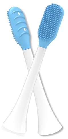 Tongue Scraper,Dancepandas Tongue Brush for Philips,2 Pcs Tongue Scraper Brush,for Reduce Bad Breath and Maintain Mouth Health,Portable Brush Tongue Scrapers