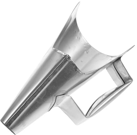Mobestech Embudo De Envasado De Alimentos De Inoxidable Con Asa Herramienta Para Llenar Botellas Enlatar Cocinar y Transferir Polvos Mermeladas Aceite De Cocina Para Cocina