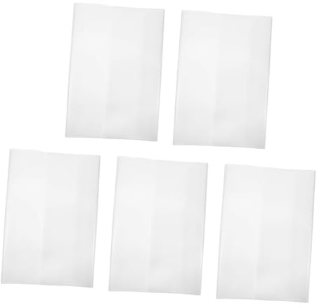 DOITOOL 5 pezzi Copertine Trasparenti per Libri e Quaderni Protezione in Plastica PP Pellicola Protettiva Chiara per Esercizi e Scolastici