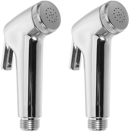 Angoily 2 Spruzzatori Per Wc Per Camper Bidet Spruzzatore Per Wc Spruzzatore Per Bidet Portatile Doccetta Da Cucina Per Camper Abs Argento