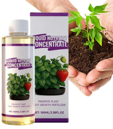 Yplkm Fertilizzante Liquido Per Piante Da Interno - 100 ml Naturali per Giardino - Fertilizzante Liquido per Ambienti Interni - Per Fiori Crescita Propagazione Piante Domestiche Giardinaggio Frutta