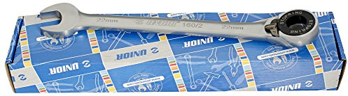 Unior Fork Ratchet Ring Spanner Set in Box, Set of 1, 160/2CB