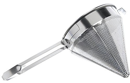 HUBERT China Cap Strainer Coarse Stainless Steel- 12Dia