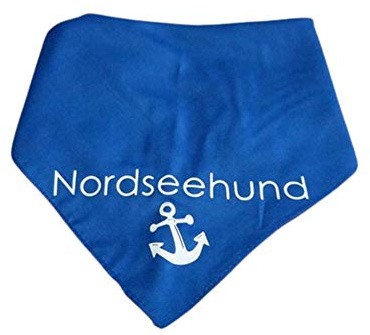 Hundehalstuch Nordseehund Anker