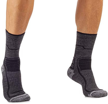 MICO CALZE TREKKING Corte Medium, Maglia in Micotex + fibra LYCRA, 100% Made in Italy, Natural Merinos, Ultraleggere, Unisex per Uomo e per Donna Sportivi (Taglia 41-43)