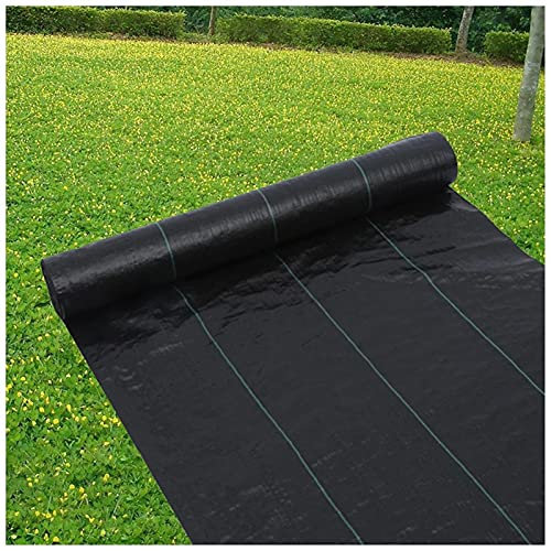 KHUY Malla Antihierbas Rollo Jardín Malla Geotextil Paisaje Calzada Bloque de Maleza Malla de Sombreo Huerto Plastico Malla Antihierbas, Malla Antihierba para Cama de Flores (Size : 1x10m)