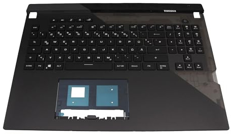 ASUS ROG Strix Scar 17 G733QR original Tastatur inkl. Topcase DE (deutsch) schwarz/schwarz mit Backlight