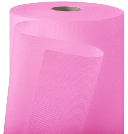 Longing Home Tischdeckenrolle, 1.1 × 30M, Rosa | Stoffähnliche Tischdecke Rolle aus Vlies – für Geburtstag, Party, Vereinsfeier, Hochzeit, Jugendweihe, Taufe & festliche Deko