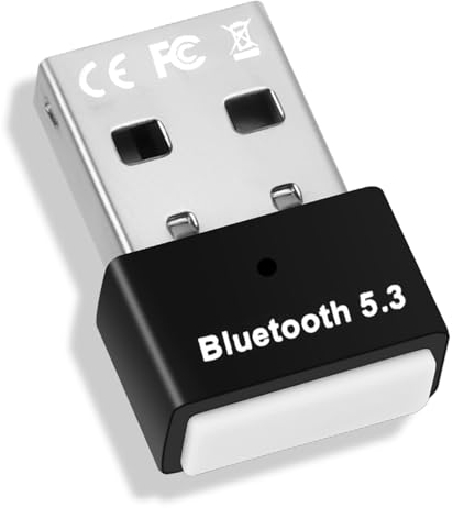 AXFEE Adattatore Bluetooth USB 5.3 Dongle, Bluetooth 5.3 Trasmettitore, Trasferimento Wireless per PC, Desktop, Stampanti, Altoparlanti Ecc, Collega & Usa Compatibile con Windows 11/10/8.1
