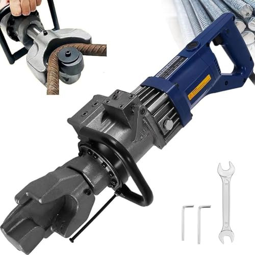 Elektrische Bewehrungsstahl-Biegemaschine, 900 W Hydraulische Bewehrungsstahl-Biegemaschine,Innerhalb Von 5 S Biegewinkel 0°-130°, Mit Positionierungsbolzen,Biegedurchmesser 4-16 Mm