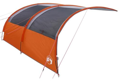 vidaXL Wasserfester Tarp Bogen mit Dach 260 x 350 x 260 cm, Fortgeschrittener Garten- und Terrassenmarkise, wasserdicht, stylischer Camping-Schutz, sturmfeste Überdachung, einfach aufzubauen