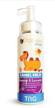 Lait de chameau au jasmin et lavande [soin de la peau au lait de chameau] - Lotion corporelle hydratante avec beurre de karité et aloe vera - 250 ml