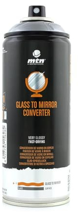 GROG MTN Pro Glas-Spiegellack - Sprühdose - dekoratives Spray - Mirror Effect - Chrom Optik - verwandelt jede Art von Glas in einen Spiegel